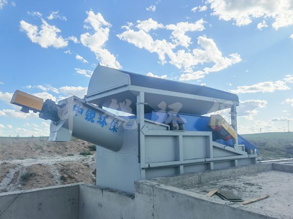 內(nèi)蒙古振動式砂石分離機(jī)安裝完工